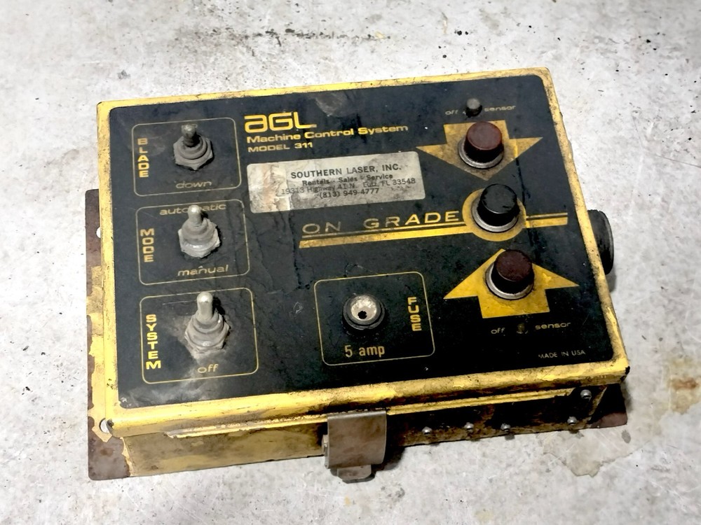 MCS AGL 311 Machine Control System Box Controller Laser Backhoe Dozer