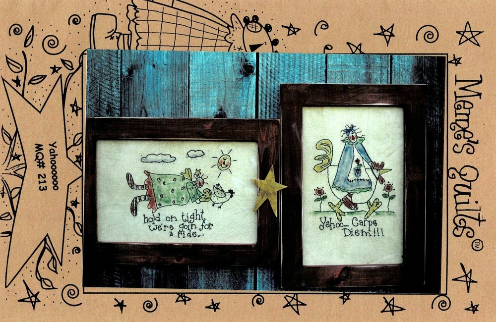 YAHOOOOOO STITCHERY PATTERN- BY MEME'S QULITS #213