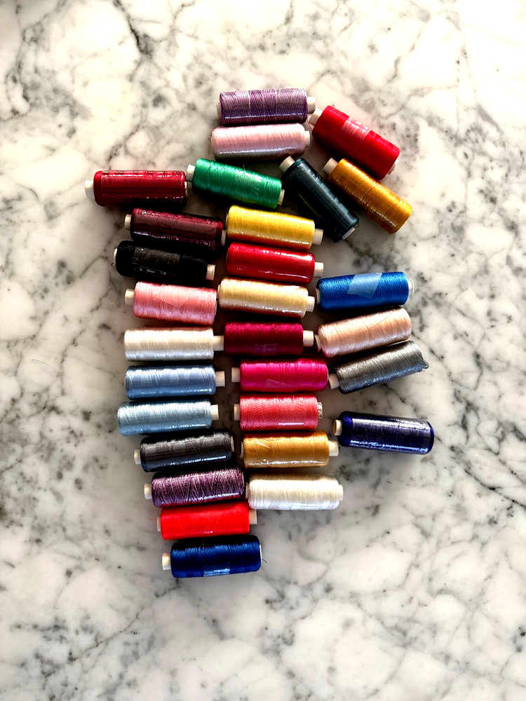 29PCS/Set Assorted Colorful Polyester Sewing Thread Spools