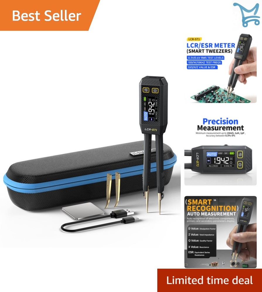 Mini Electronic Component Tester SMD ESR Capacitance Inductance Multimeter
