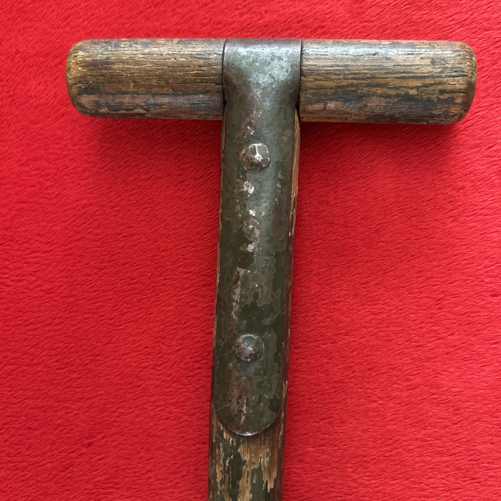 Antique Original WWI US Army Trench Shovel Entrenching Tool T-Handle M1910 WW1