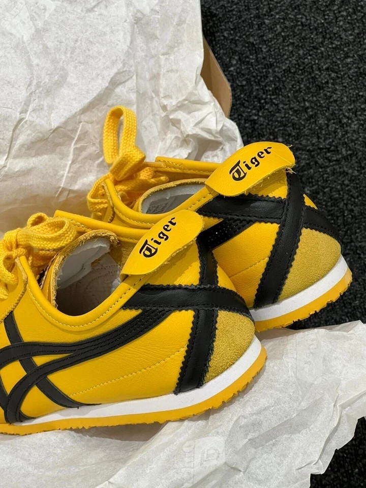 1183C102-751 Onitsuka Tiger Mexico 66 DL408-0490 Yellow Black Sneakers Kill Bill