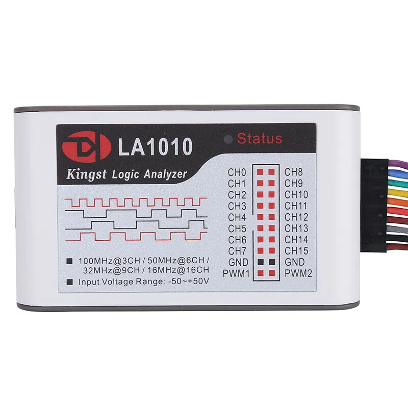 16CH 100MHz USB Logic Analyzer for MCU ARM FPGA FPGA Debug Tool English Software