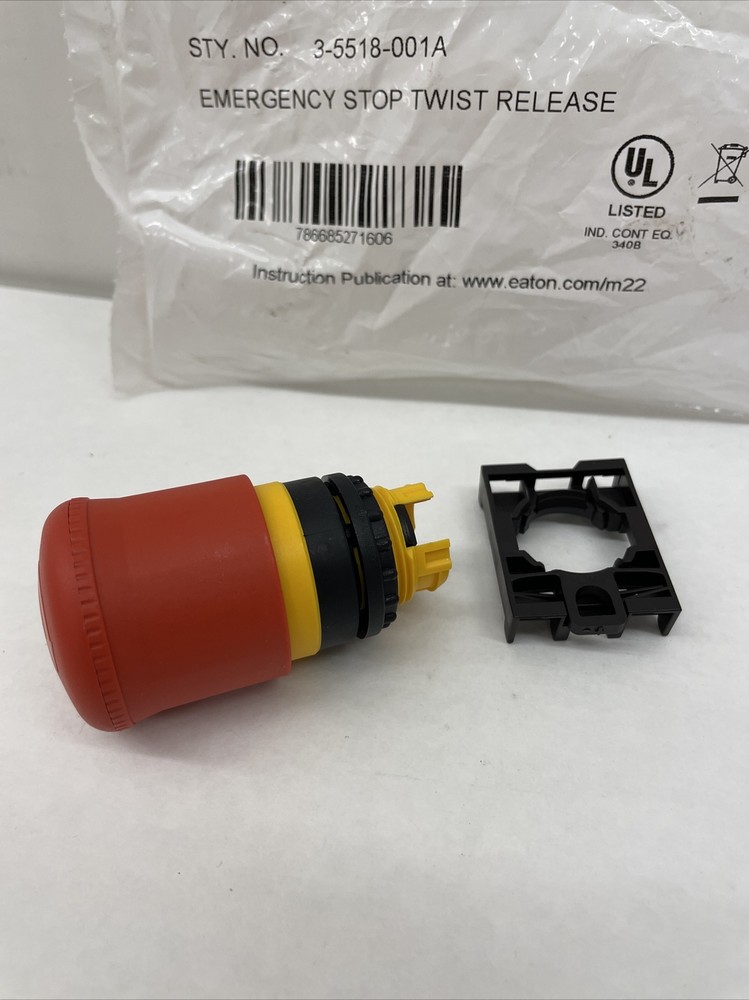 Emergency Stop Push Button Eaton M22-PVT