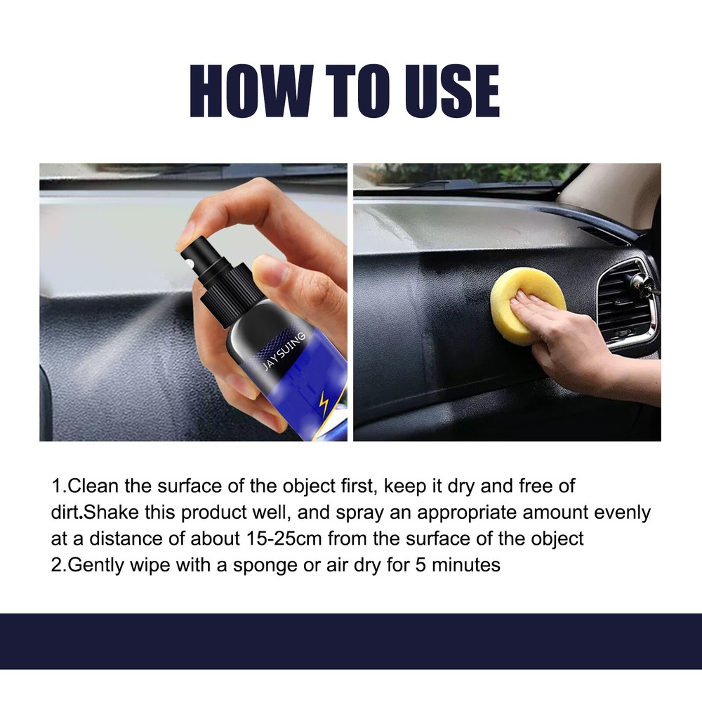 Upholstery Spray for Leather & Dashboard - Refurbish & Dust Care Solution