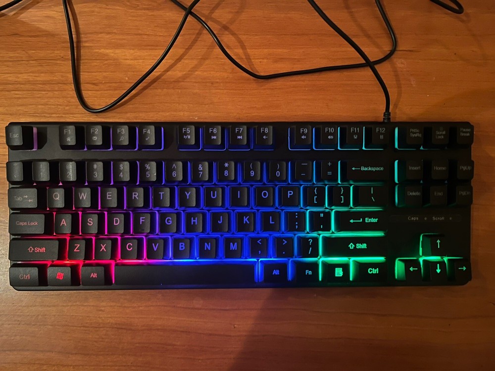 Sentry LED Keyboard USB DSG-KX87 Tested