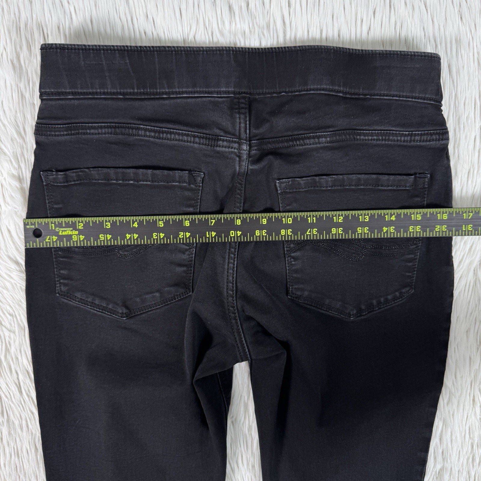 Lee Modern Series Black Mid-Rise Dream Legging Denim Jeans Women's Size 8M