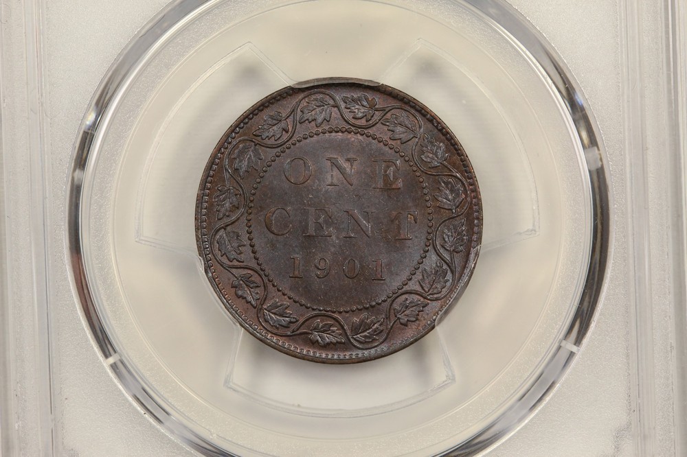 1901 Canada Large Cent PCGS MS63BN