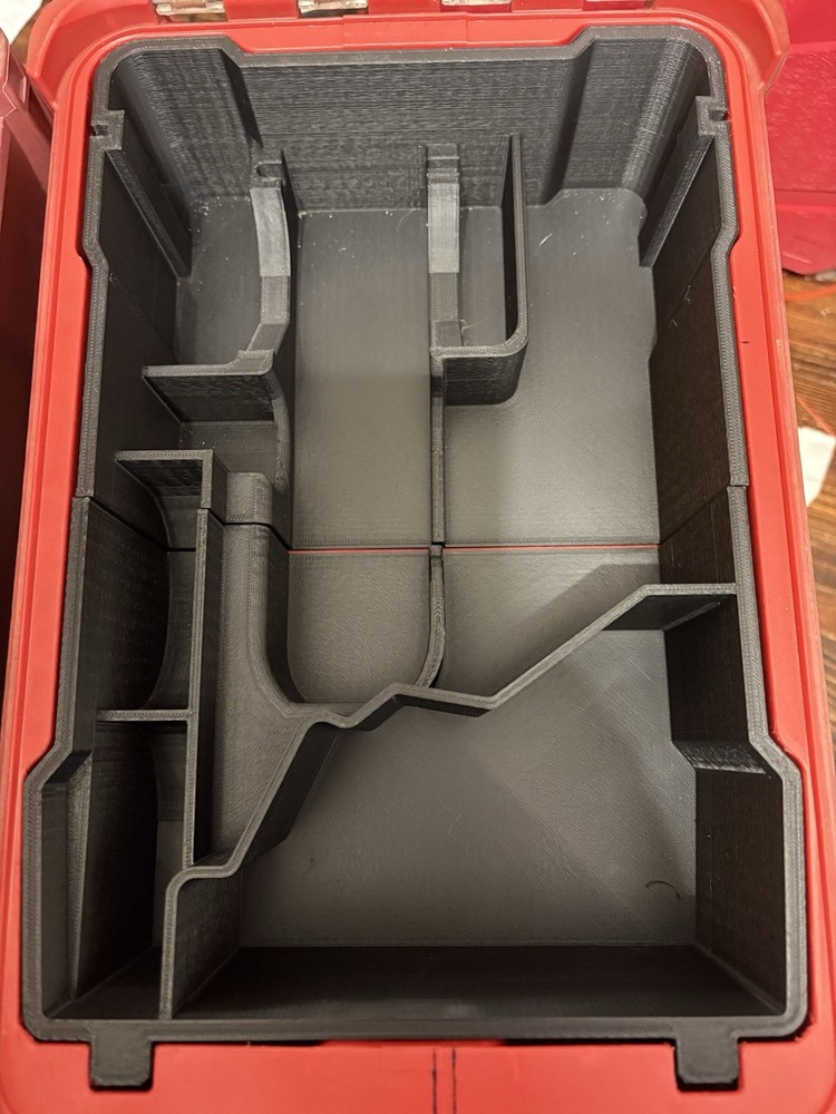 M12 Cut Off Tool Insert for Milwaukee Packout (Insert Only)(Black)