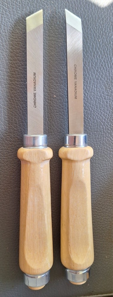 Flat Skew Paring, Marking, Carving Chisel Set