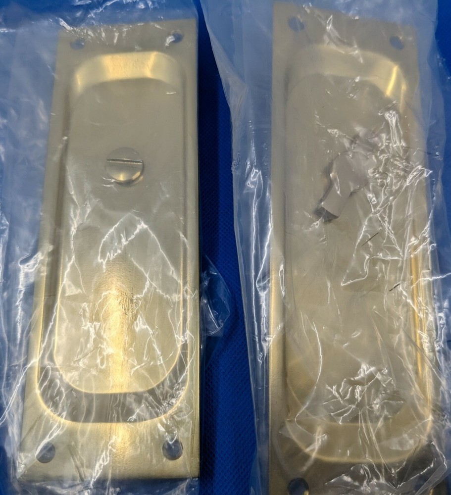 Emtek Front And Back Plates/Pulls Only For Use w/2105US3138 Pocket Privacy