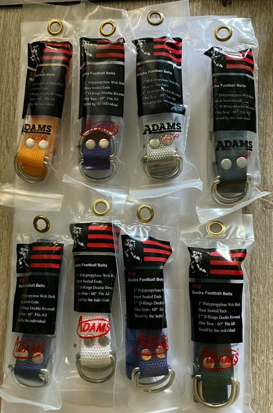 Adams Football Belts #510 1" X 60" OSFA NEW