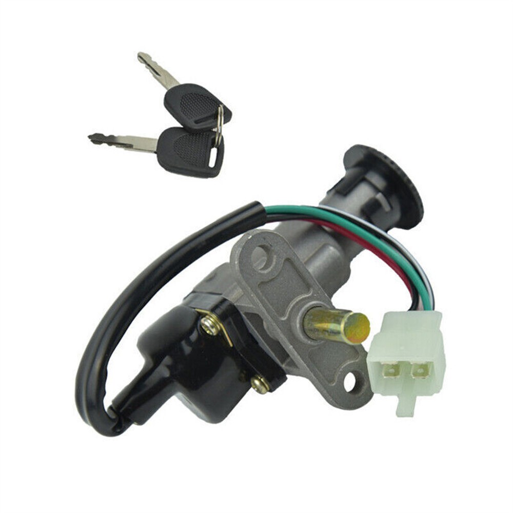 Universal Modified Motorcycle Fuel Gas Cap Ignition Switch Lock Key Set