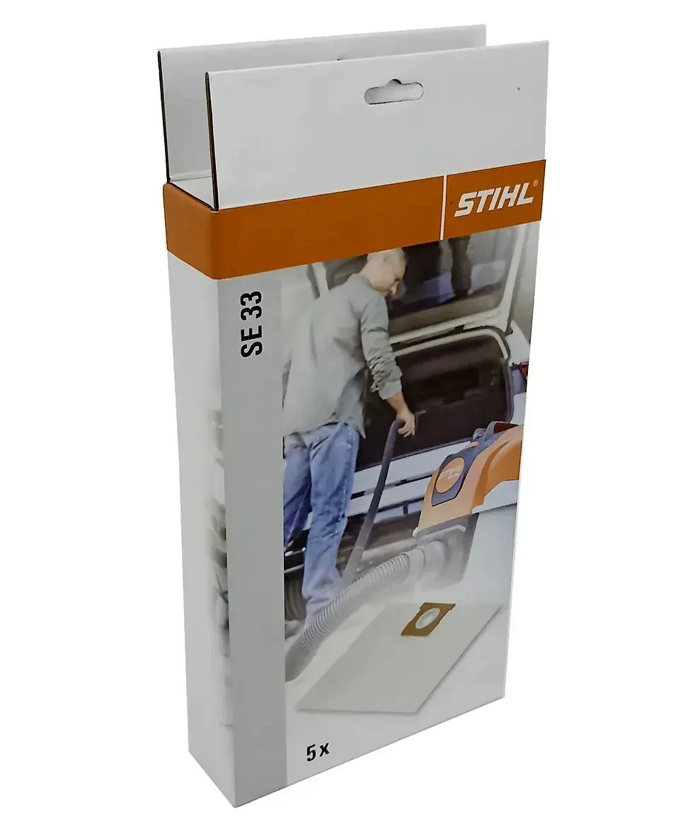 Filter bag for vacuum cleaner STIHL SE 33 , 5 pcs., ORIGINAL SE01 500 9000