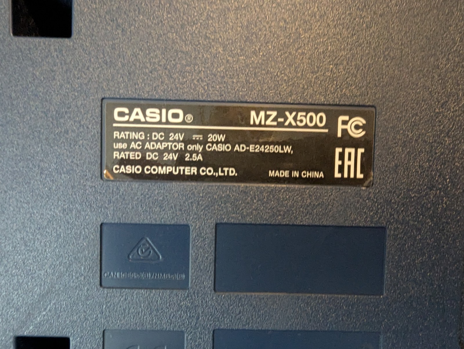 Casio MZ-X500 61-Key Workstation Keyboard, Used, Free Shipping