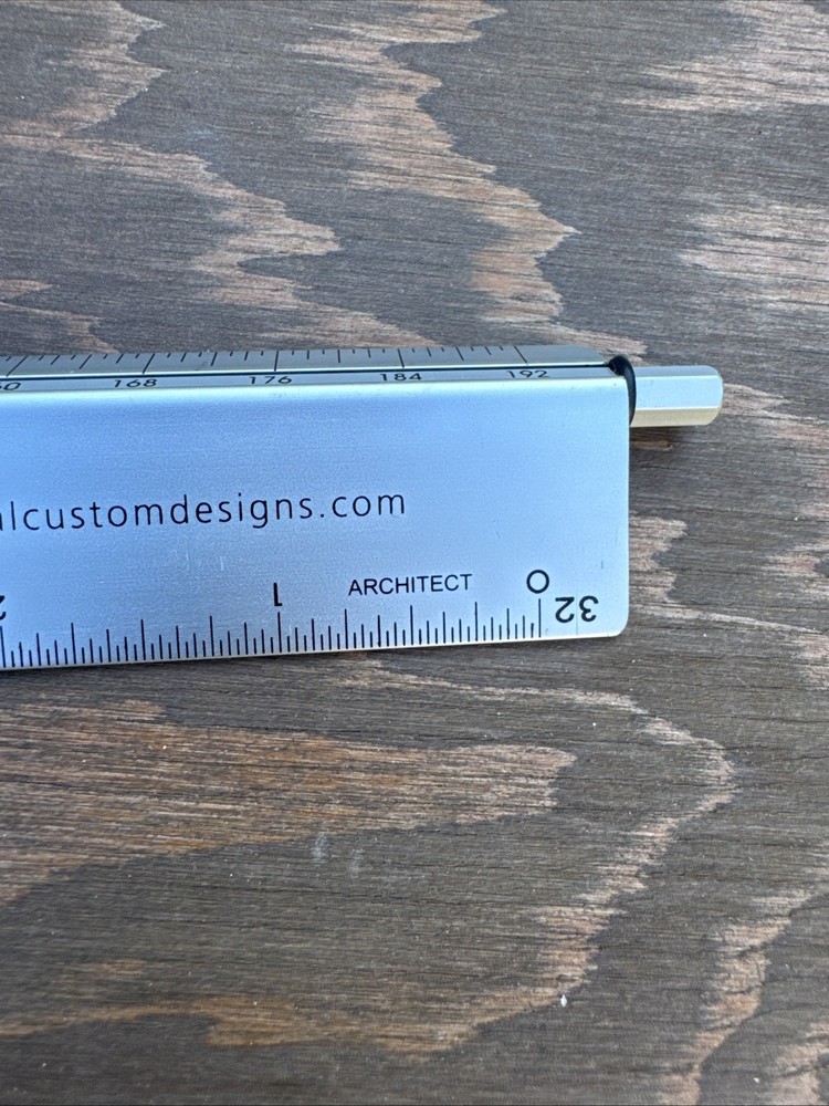 Rapid Rule 12” Drafting Architecture Adjustable Rotate Ruler ~ NICE!