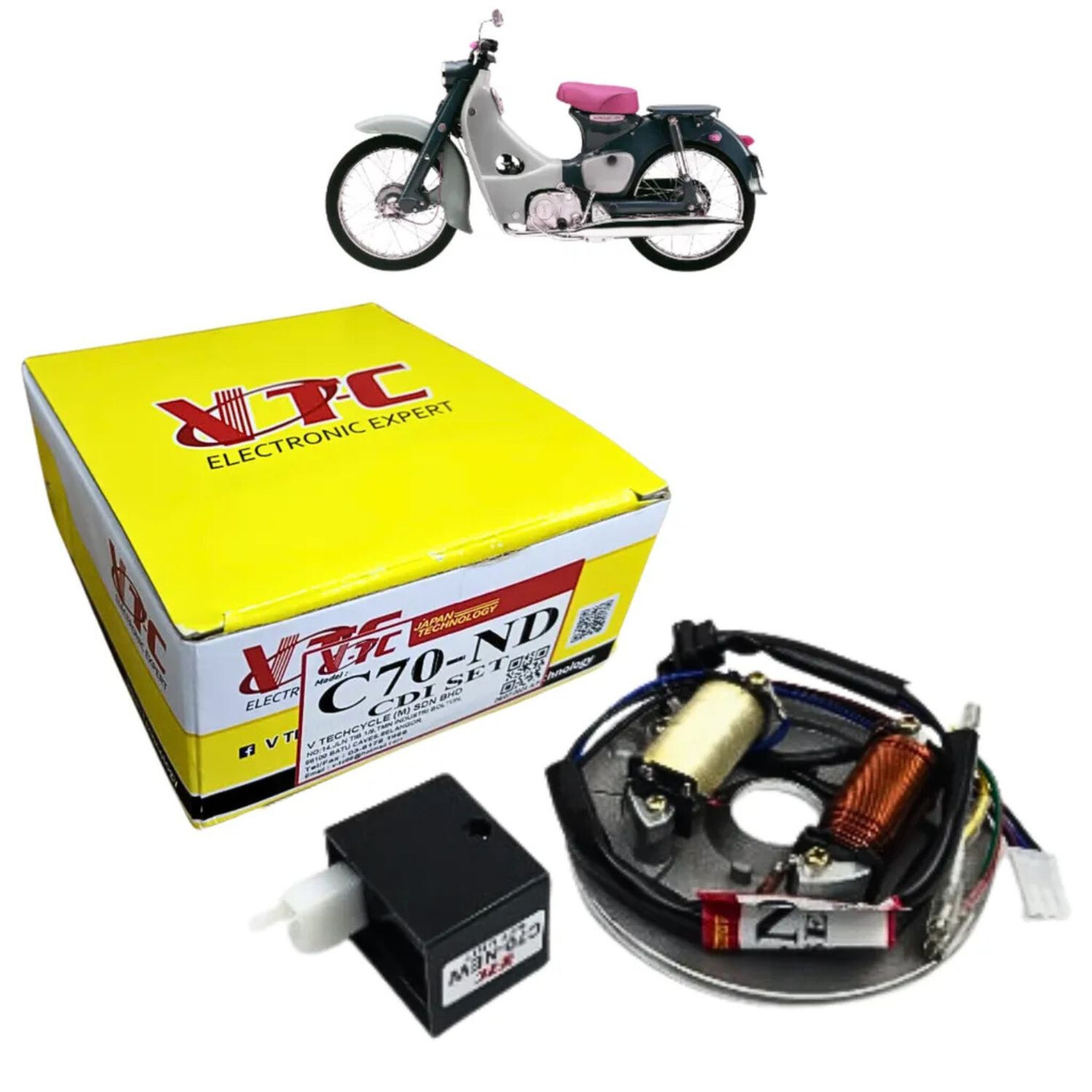 New Electronic Ignition Conversion Kit HONDA CT70 CT70H XL70 C70 ATC70 GBO CDI