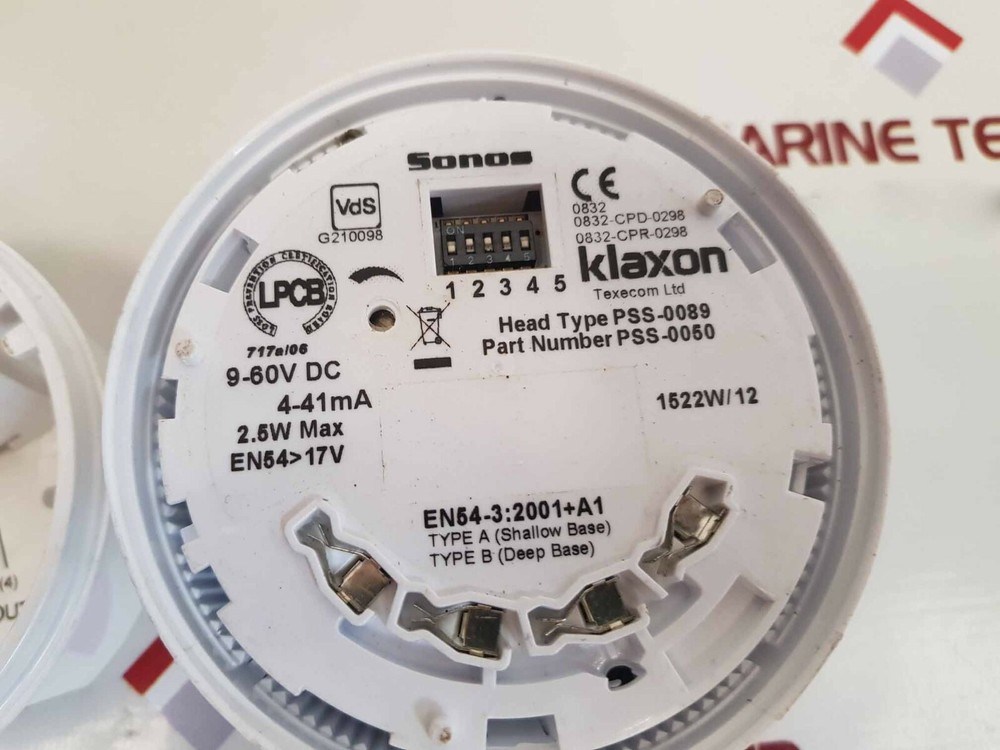 Klaxon PSS-0050 Sounder & Deep Base IP65