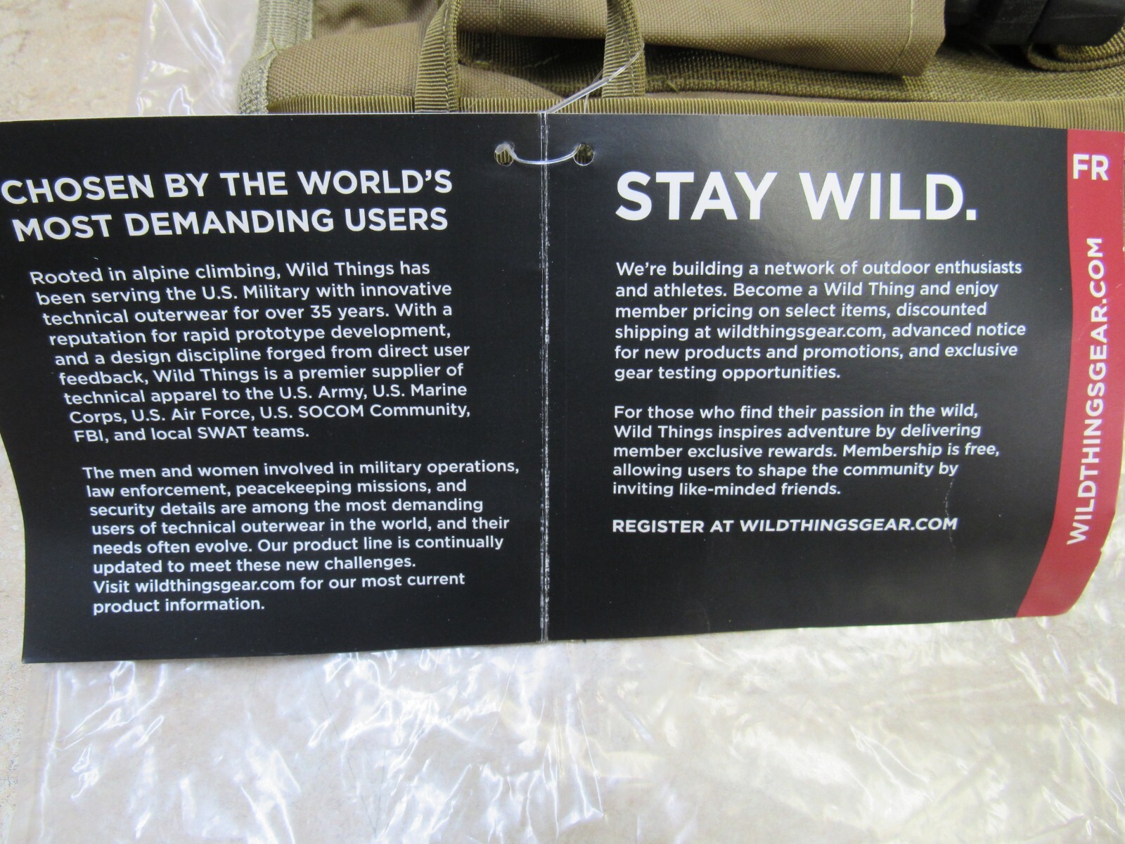 Wild Things Knuckle Roaster Hand Warmer Coyote Brown USMC NIW Made In USA