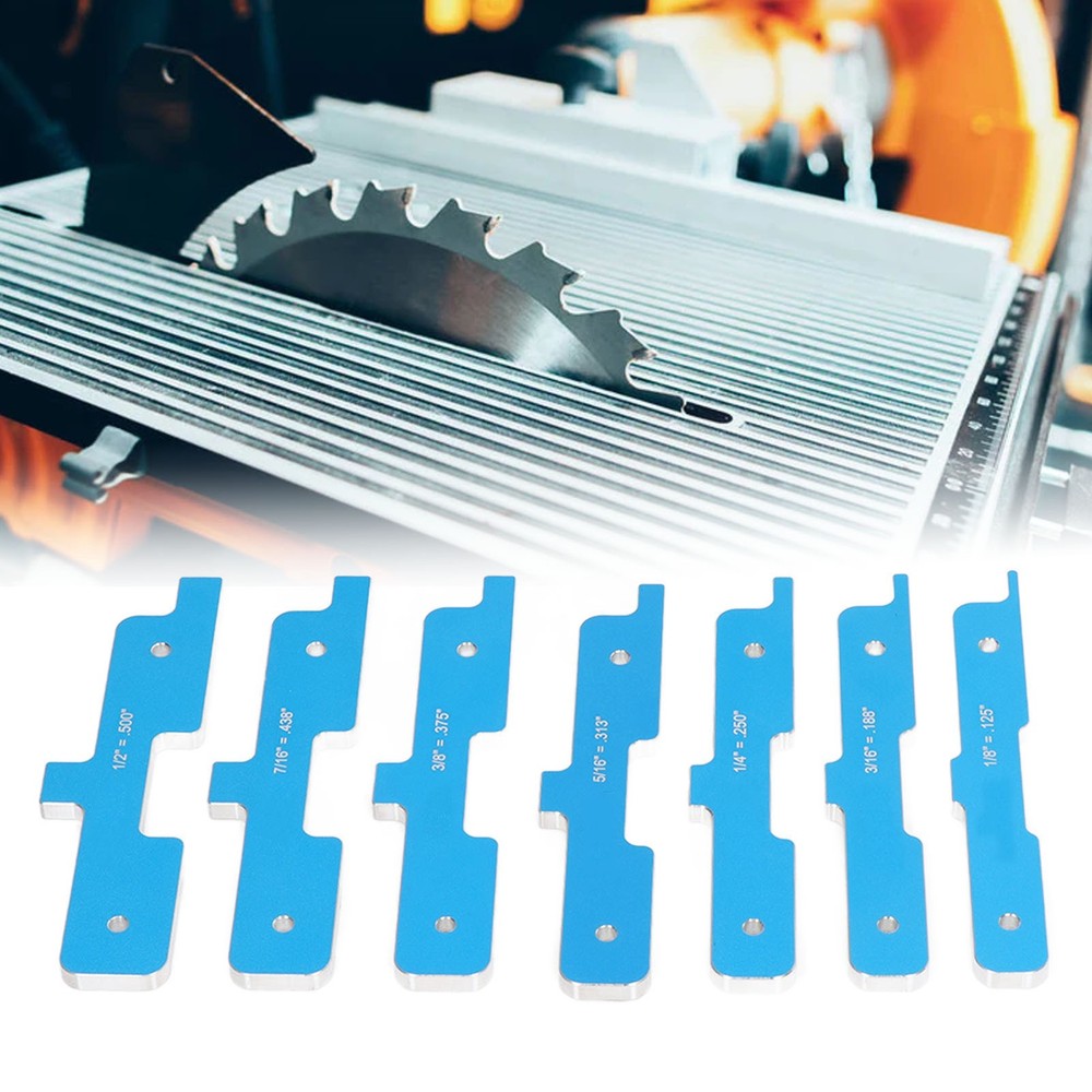 7Pcs Router Table Setup Bar Set Up Block Tool Kit For Cutting Milling