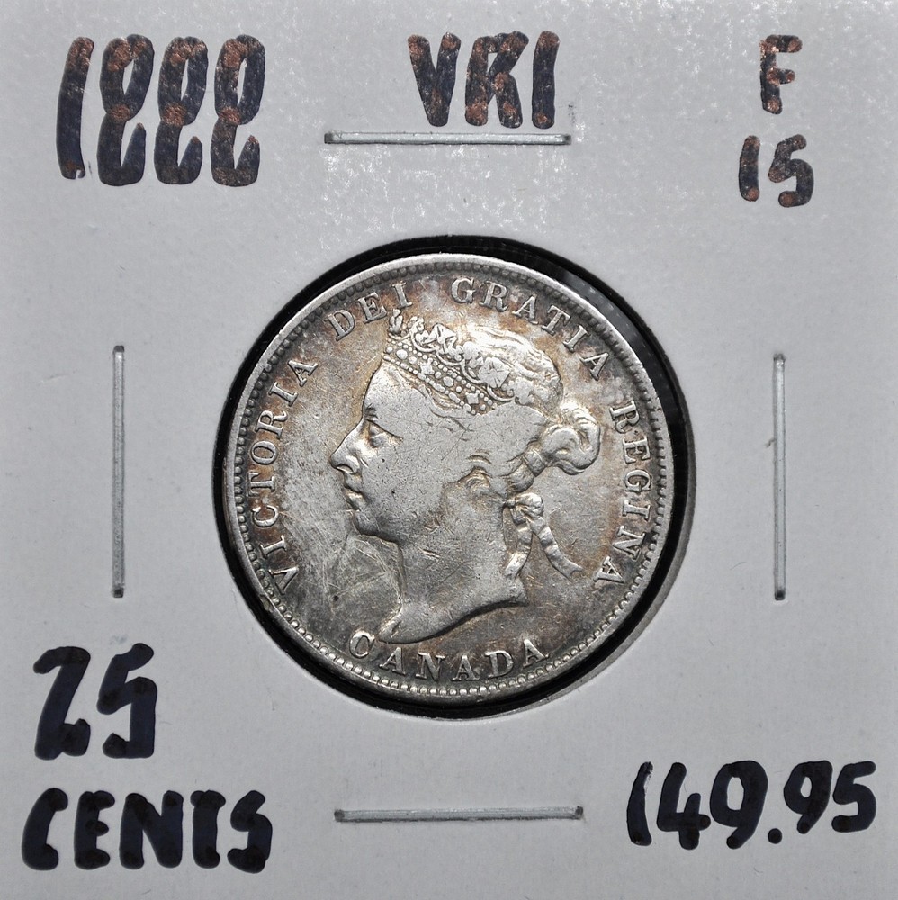 1888 Canada 25 Cents