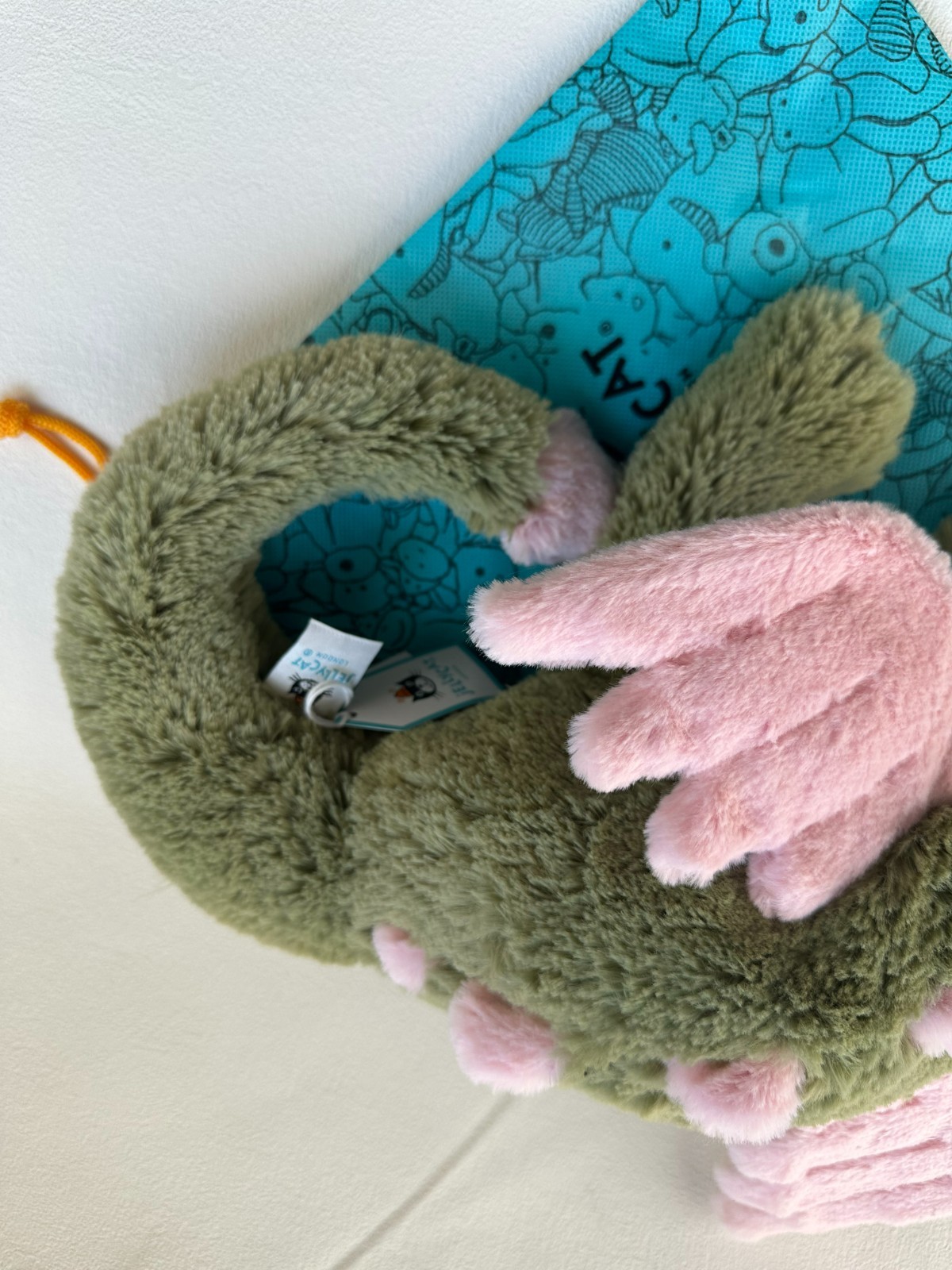 Jellycat Malachy Dragon - RARE - NWT - Stunning Toys Medium Plush Toys