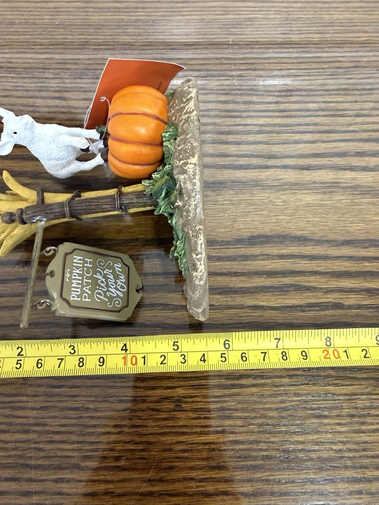 The Pumpkin Patch. Ceramic Figure Fall Season