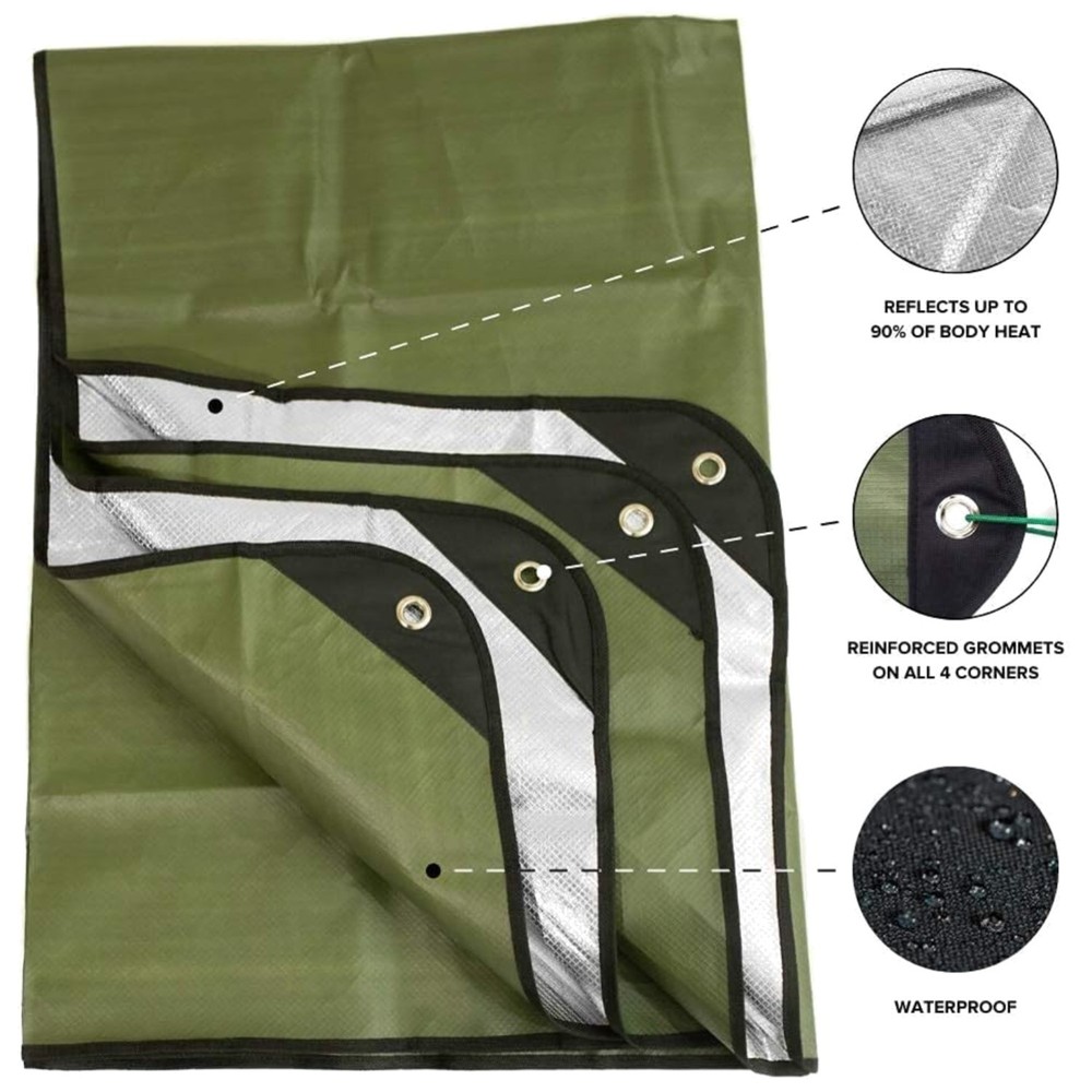 Lightweight Thermal Blanket – Windproof, 3-Layer Design