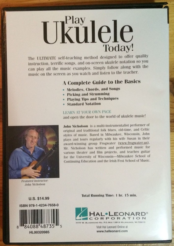 Play Ukulele Today A Complete Guide to the Basics DVD