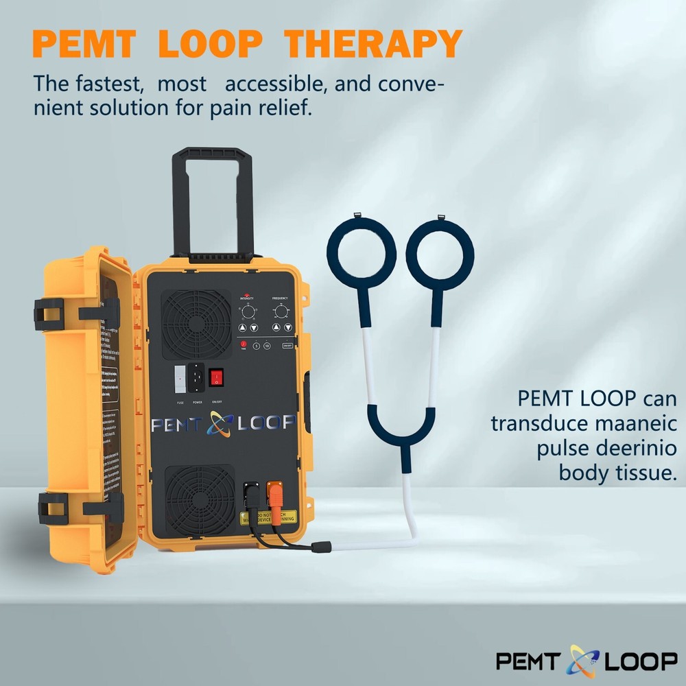 Protable PMST Loop PEMF Machine Magnetic Physio Therapy Massage Relax Massage