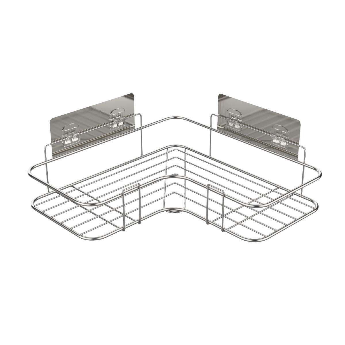 Shower Caddy Shelf Bathroom Corner Bath Storage Holder Organizer Triangular Rack