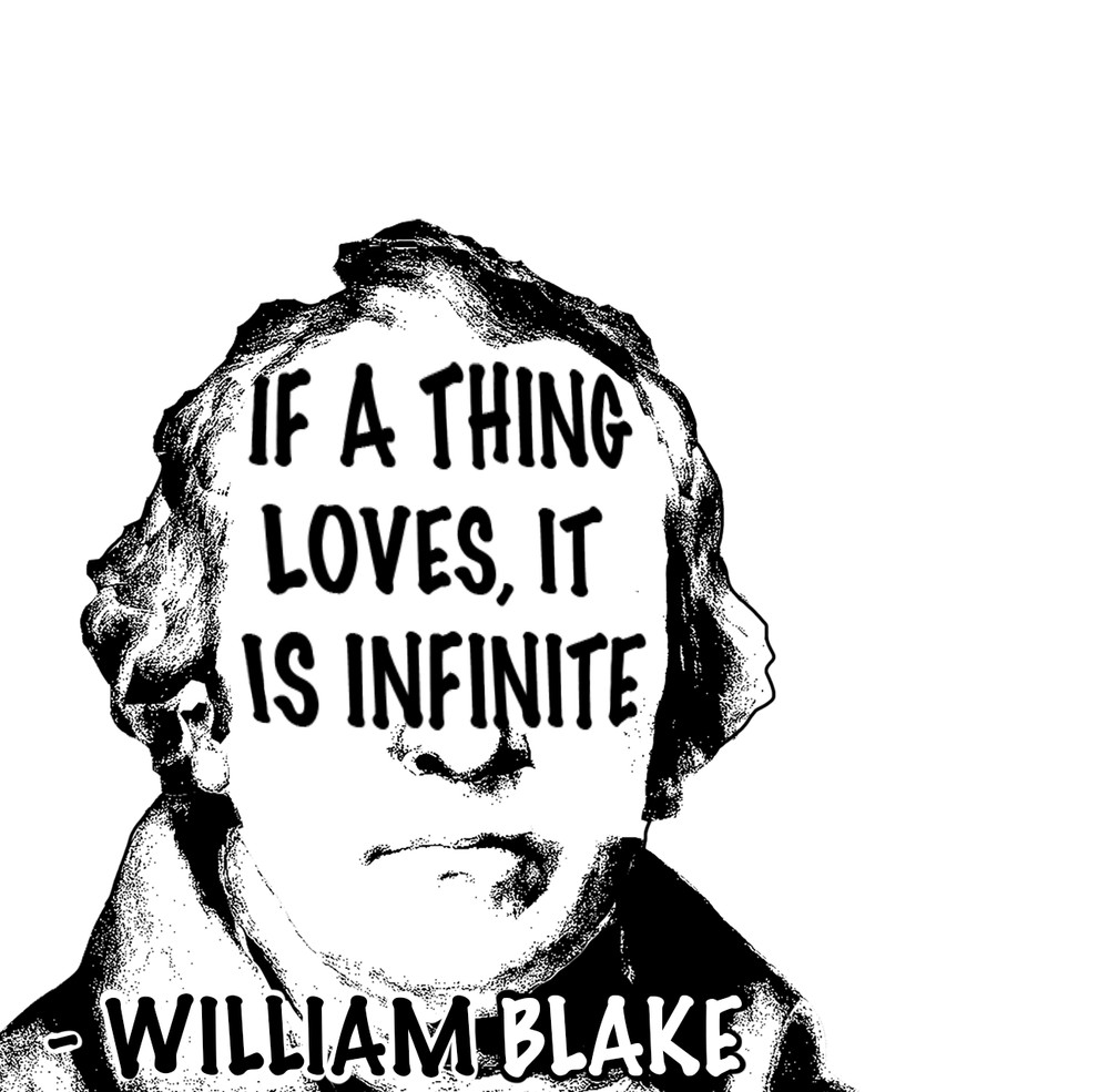 William Blake Quoted Sticker Collection