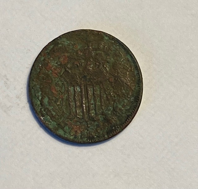 Two Cent Piece no date -- with Free Shipping