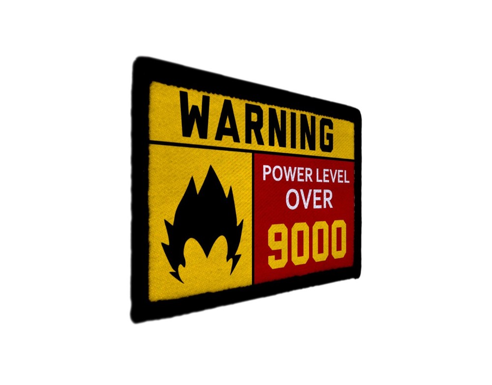 Power Level 9000 Patch Dragon Skull Ball Army Patch Sew on [sub]