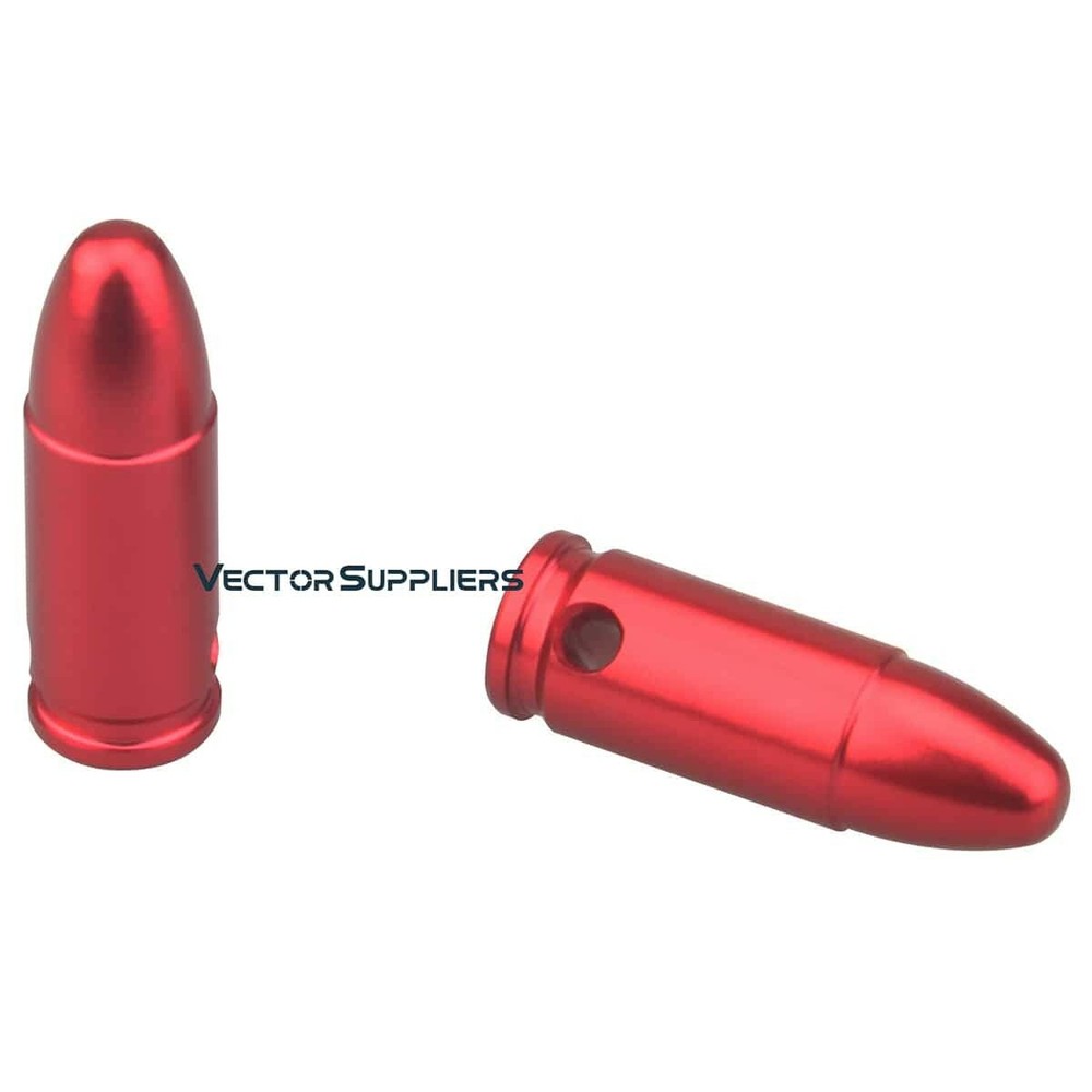 Vector Optics 9mm Durable Real Size Training Dummy Snap Caps - 6pc