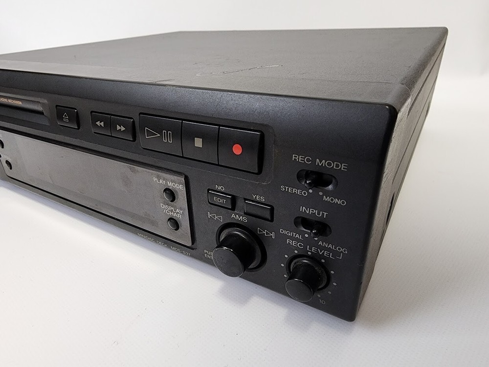 SONY MDS-S37 Minidisc Deck Player Recorder