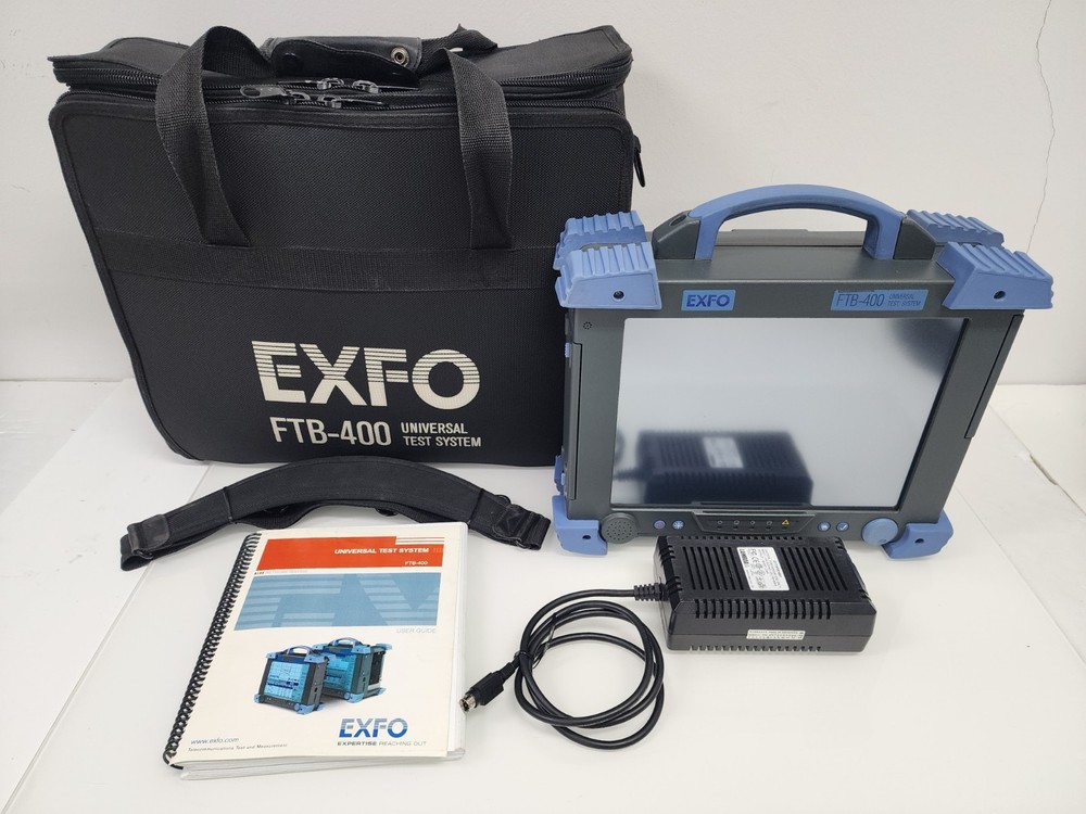 EXFO FTB-400 Network Testing, Two FTB-8510-2 Ethernet Test Modules, Gig-E, 1K