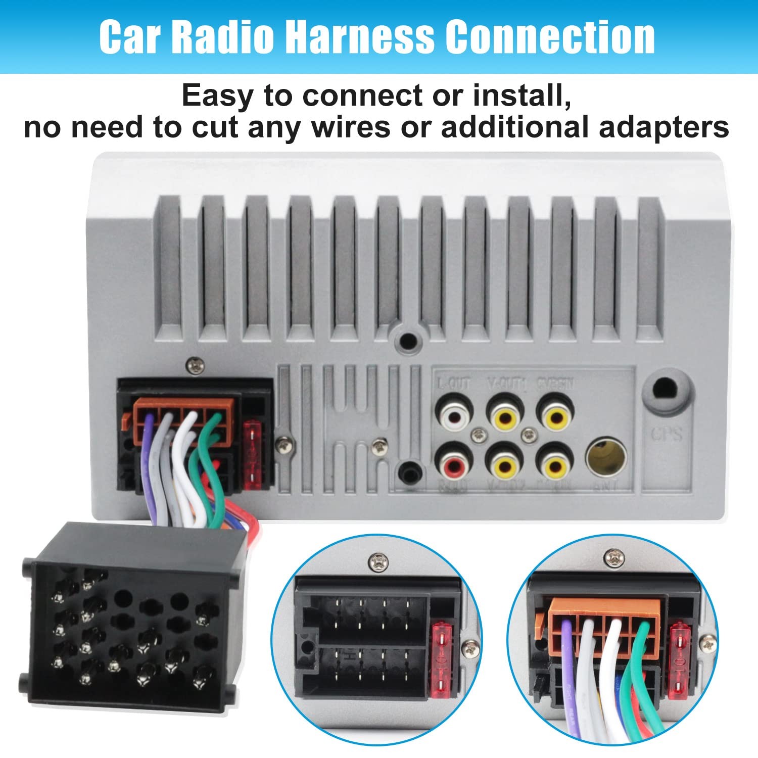 Car Radio Wiring Harness Adapter Compatible with BMW 3 E30 E36 E46 E34 5 E39...