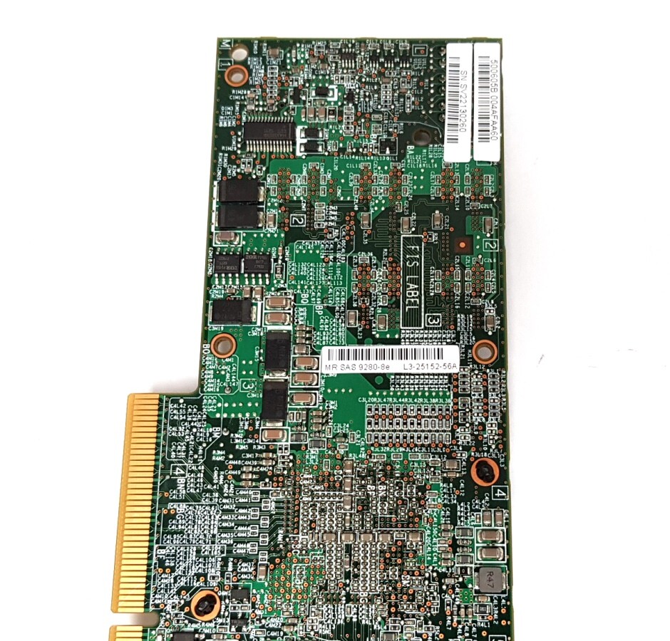 HP LSI Logic PCI-e Low Profile SAS RAID Controller L3-25152-56A 9280-8E