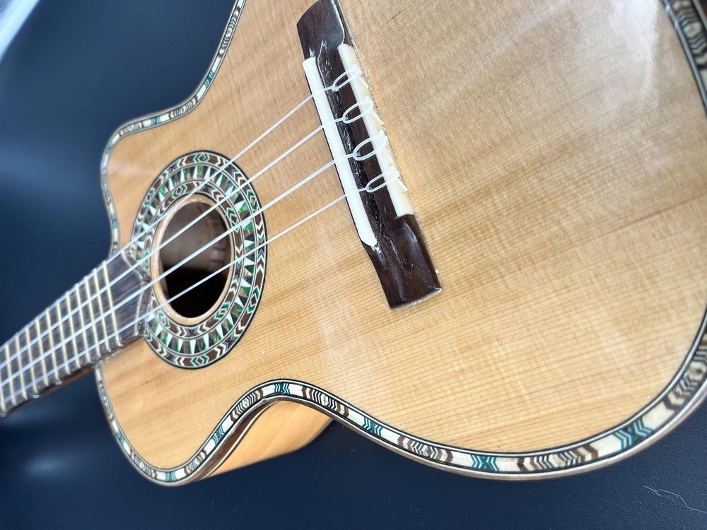 Summit Handmade Spruce / Cherry Tenor Ukulele Solid Wood! 2024
