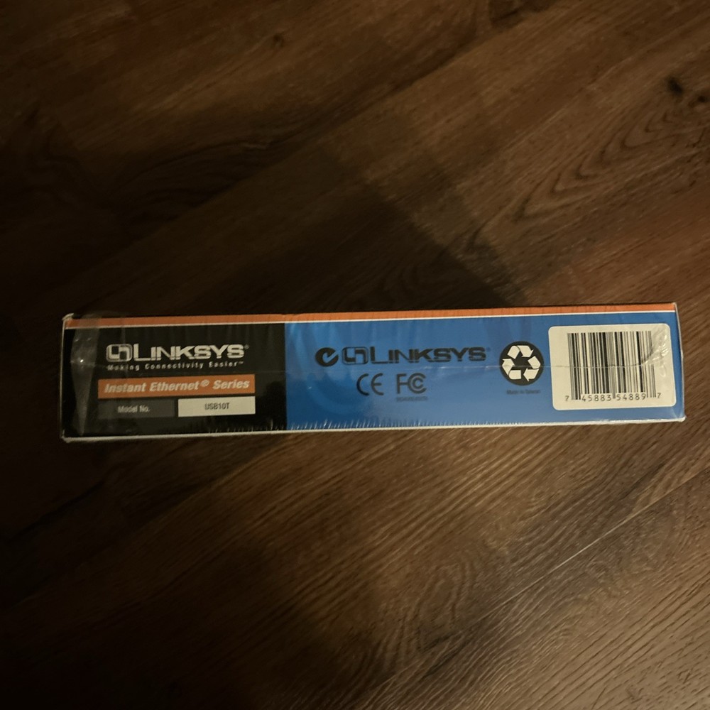 Linksys USB Network Adapter Model No. USB10T Cable DSL Compatible Ethernet