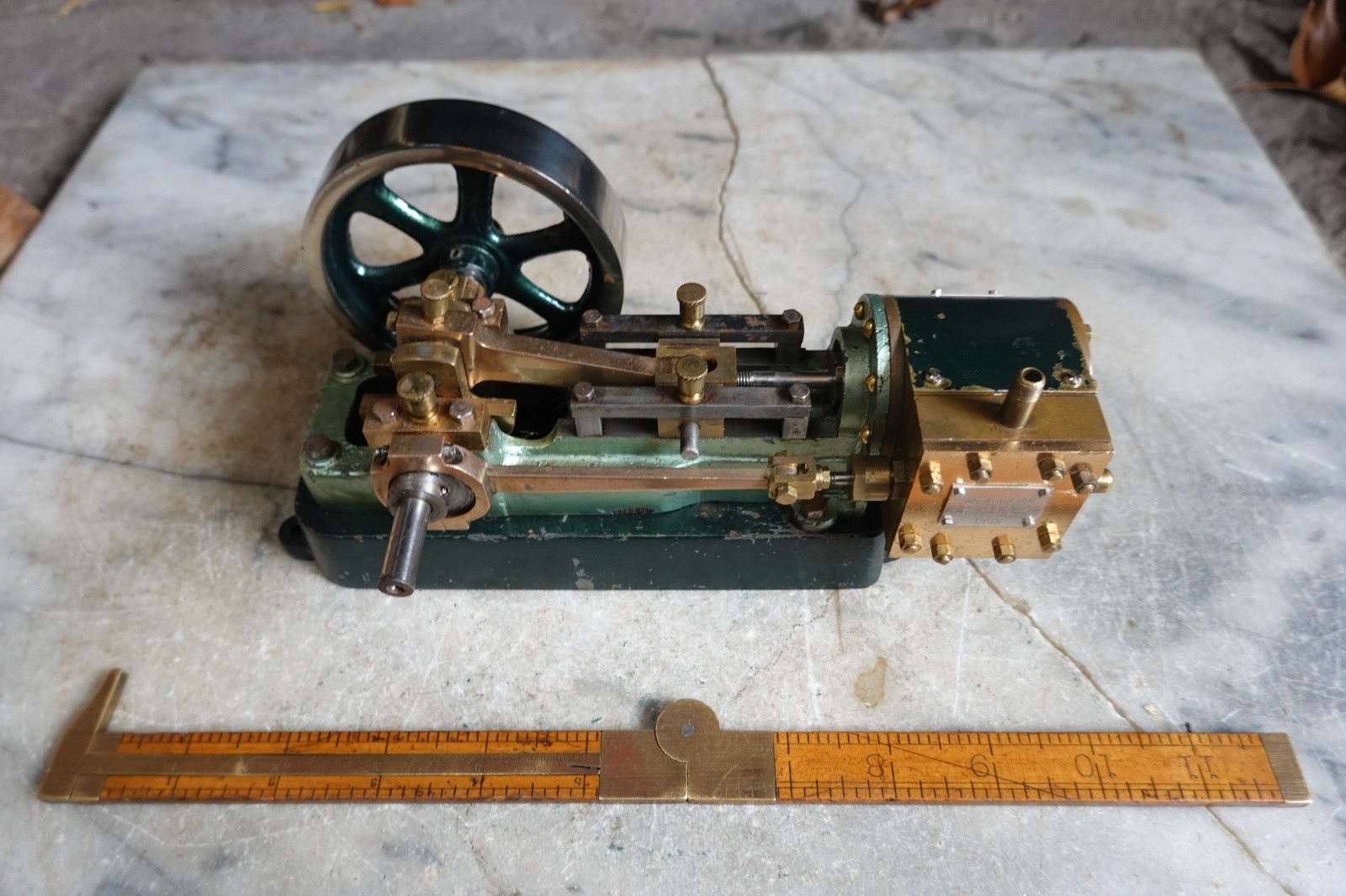 Antique RARE WORTHINGTON CENTER THROW LIVE STEAM ENGINE ADJUSTABLE VALVE 1882