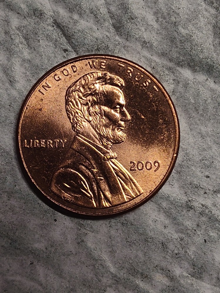 2009 Lincoln Log Cabin Penny No Mint Mark Errors