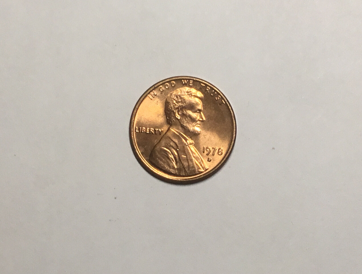 1978 D Lincoln Memorial Cent - Uncirculated - Free Shipping !!!
