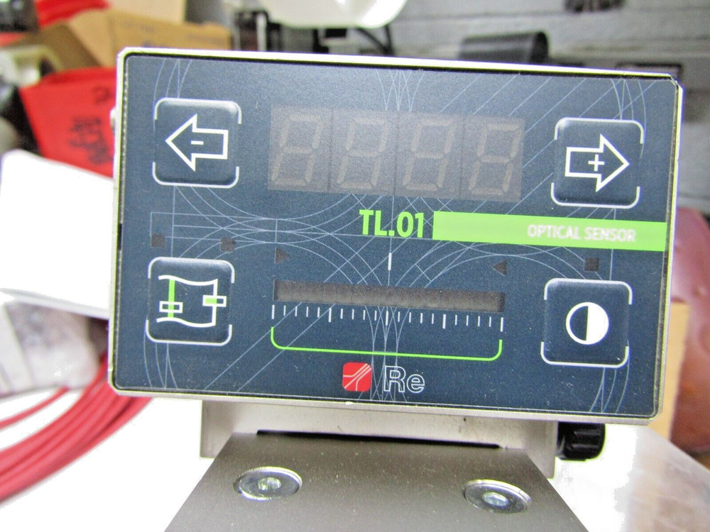 ✌️NEW RE-SPA TL.01-A OPTICAL SENSOR WEB GUIDE CONTROLLER 12-24 VDC 4 WIRE