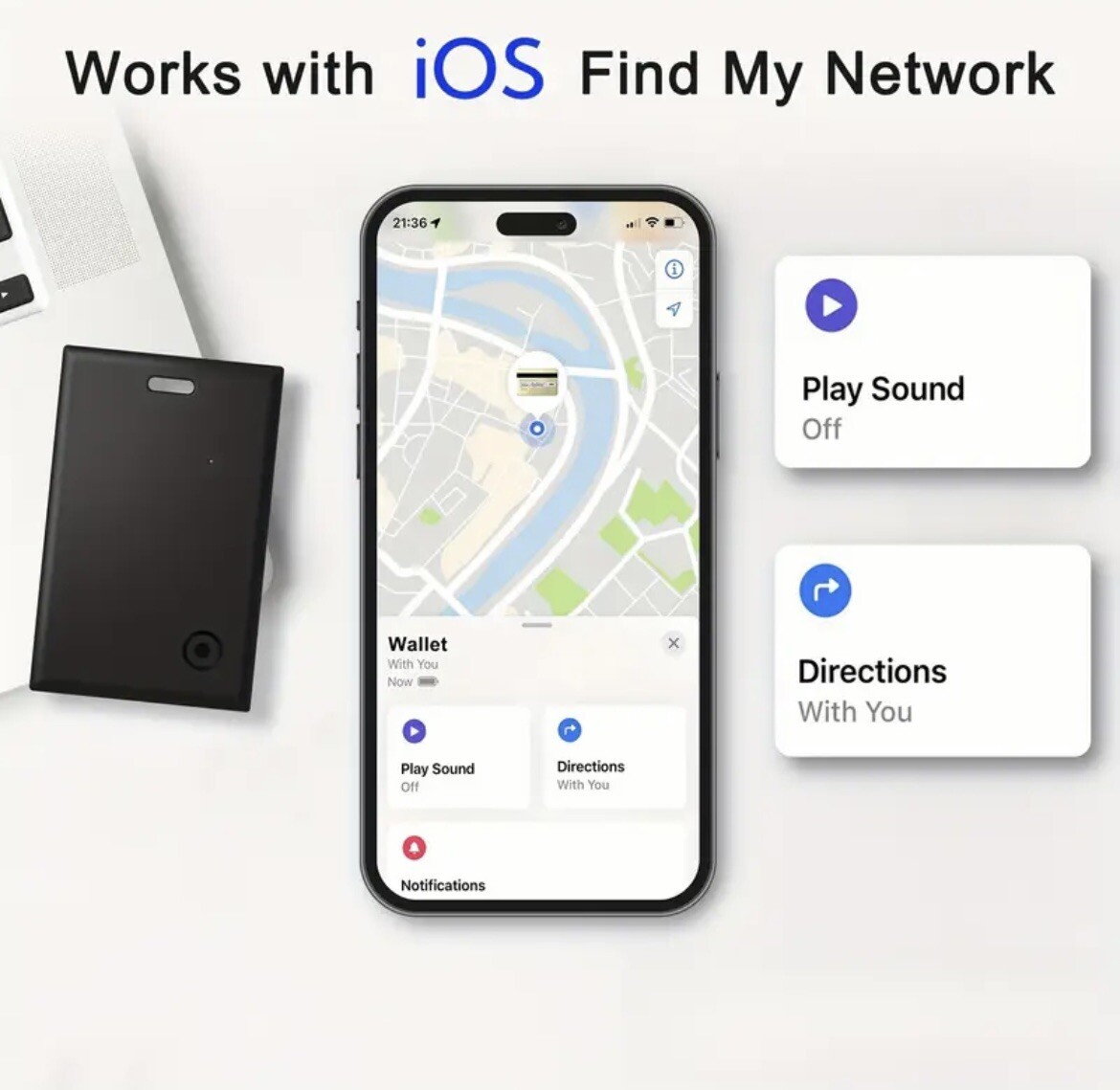 Tile - Slim GPS Wallet Tracker, Luggage Tag, Wireless, Key/Pet Finder “FIND MY”