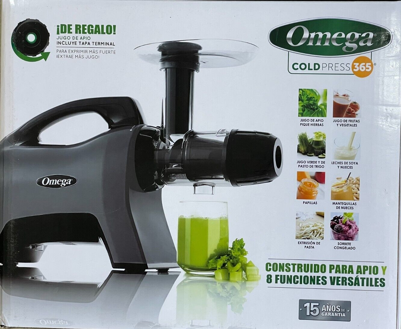 Omega MM1500BL Medical Medium Celery Juicer and Nutrition System