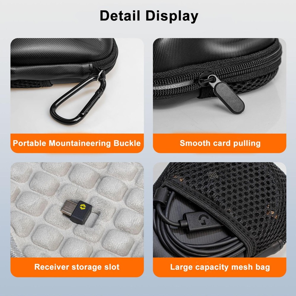 Hard Carrying Case Compatible with For Logitech MX Master 4/3S Wireless Mouse