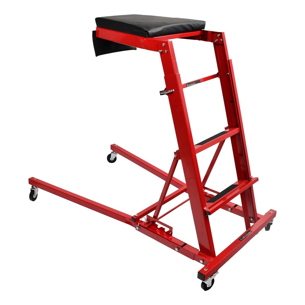45 to 66 in Adjustable Height Foldable Automotive Engine Topside Rolling Creeper