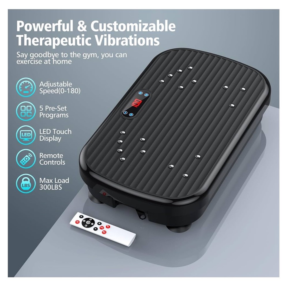 Vibration Plate Exercise Machine, Vibration Plate for Lymphatic Drainage 330 ...